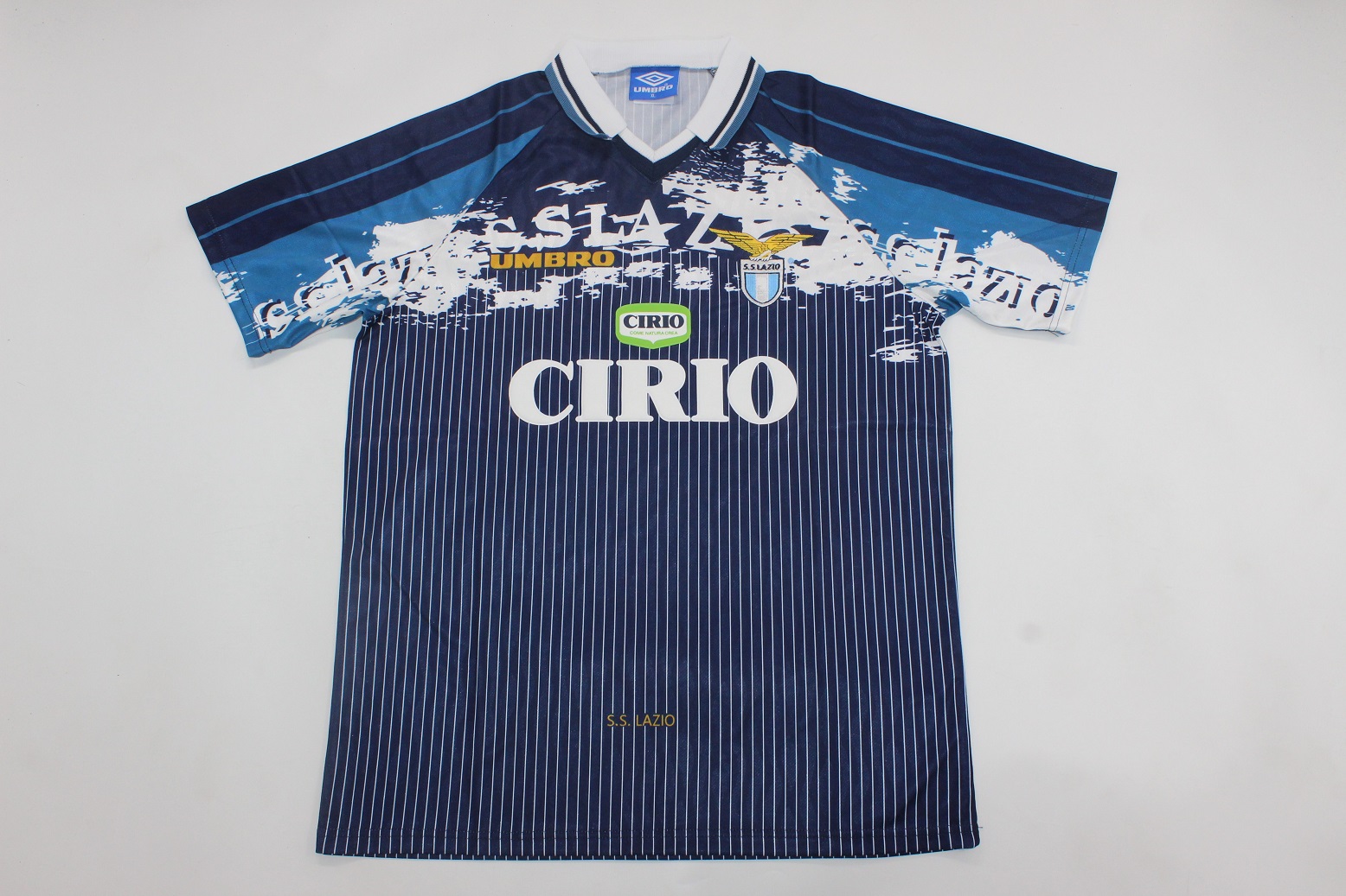 AAA Quality Lazio 96/97 Away Dark Blue Soccer Jersey